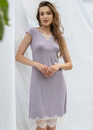 2310 Женская классическая сорочка из вискозы Shato Лиловый